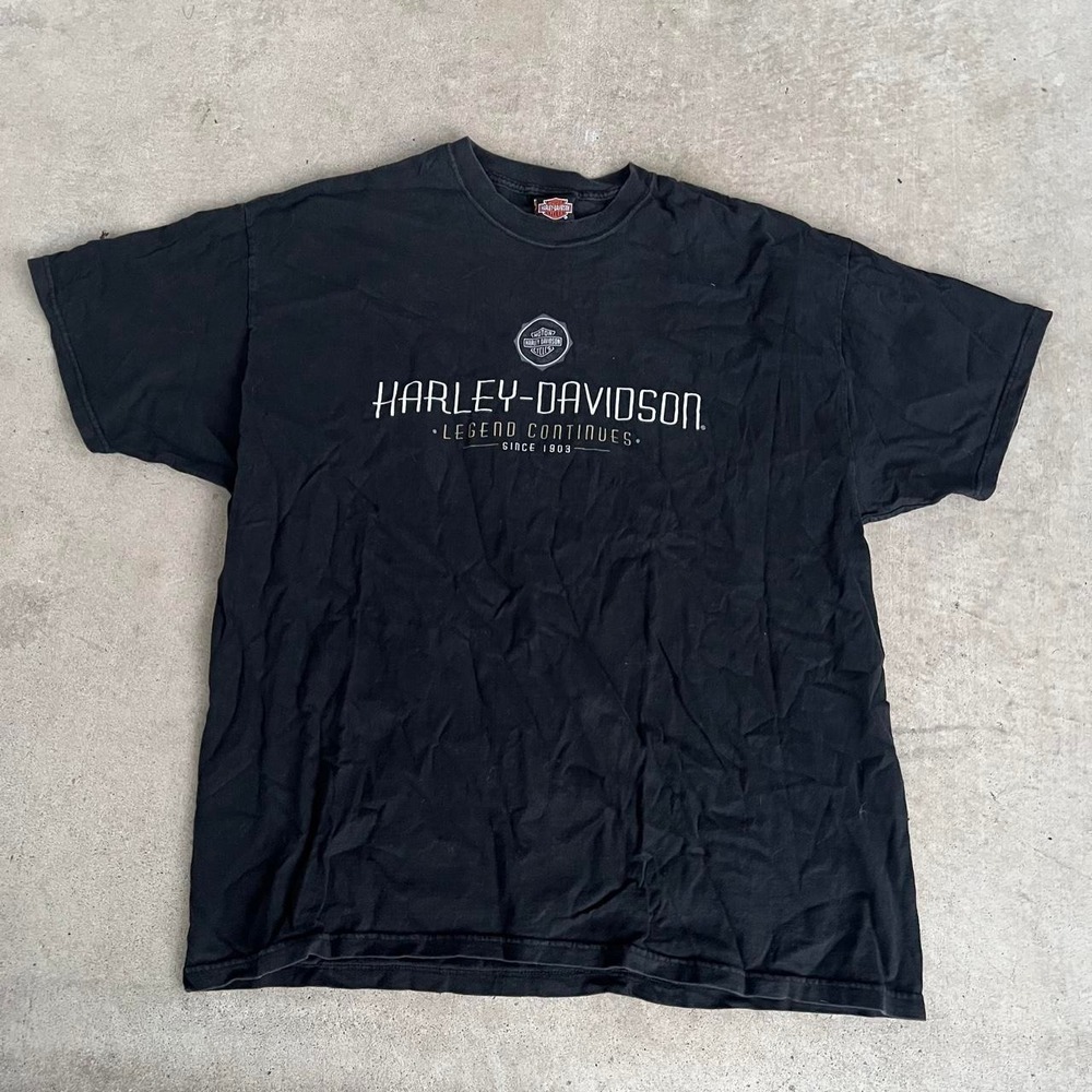 1990s Harley Davidson Graphic AOP shirt size XXL